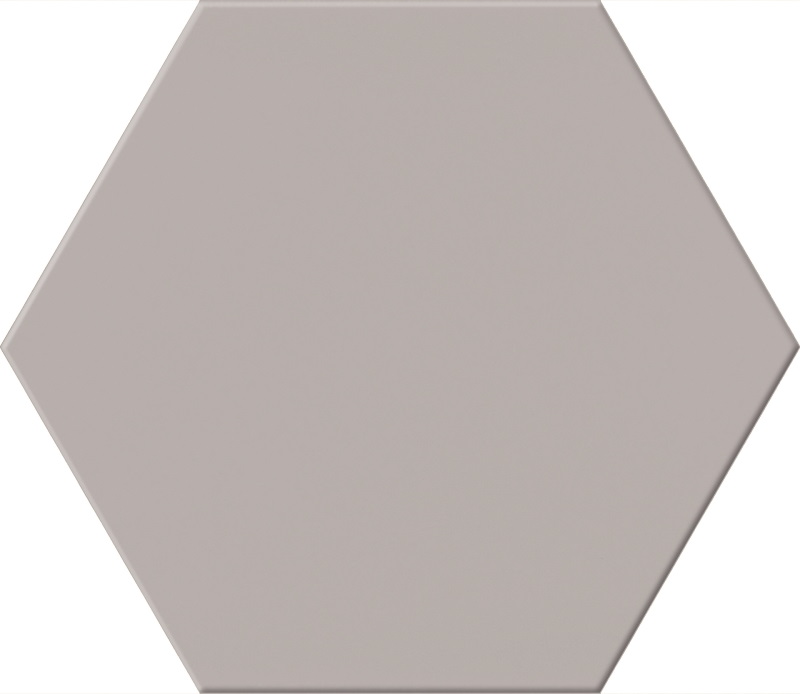 Керамогранит Emilceramica (Acif) Sixty Esagona Cenere Silk EKMV, цвет серый, поверхность матовая, шестиугольник, 182x210