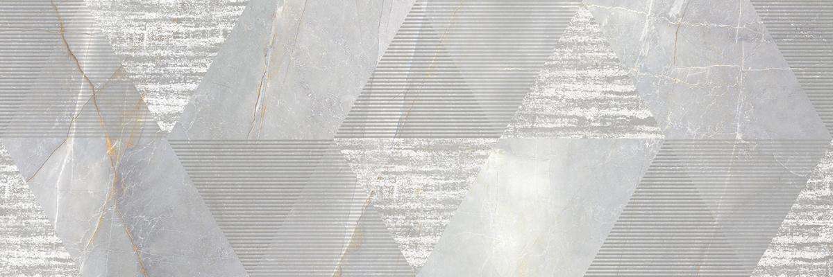 Декоративные элементы Laparet Shade Декор Серый, цвет серый, поверхность глянцевая, прямоугольник, 250x750