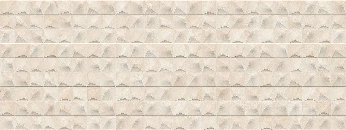 Керамическая плитка Venis Indic Marfil Nature Cubic V30801131, цвет бежевый, поверхность структурированная, прямоугольник, 450x1200