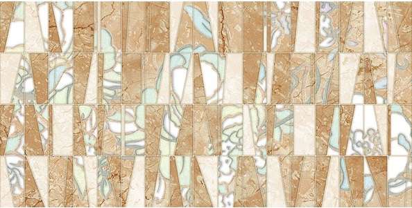 Декоративные элементы Нефрит керамика Ханна 07-00-5-08-00-11-1276, цвет бежевый, поверхность глянцевая, прямоугольник, 200x400