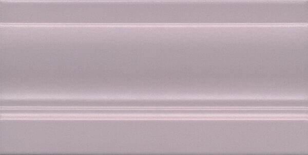 Бордюры Kerama Marazzi Турати Плинтус Сиреневый FMD031, цвет сиреневый, поверхность матовая, прямоугольник, 100x200