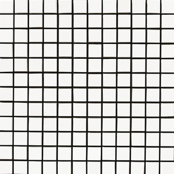Мозаика Aparici Nordic Blanco Mosaic 2,5X2,5, цвет белый, поверхность глянцевая, квадрат, 298x298