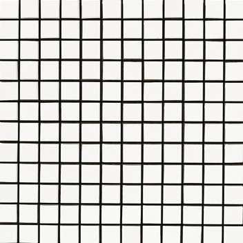 Мозаика Aparici Nordic Blanco Mosaic 2,5X2,5, цвет белый, поверхность глянцевая, квадрат, 298x298