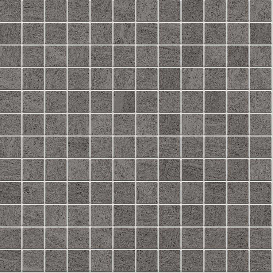 Мозаика Monocibec Crest Smokey Mos (2,5X2,5) 86246, цвет серый тёмный, поверхность матовая, квадрат, 300x300