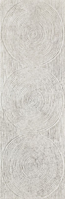 Керамическая плитка Paradyz Nirrad Grys Struktura, цвет серый, поверхность матовая, прямоугольник, 200x600