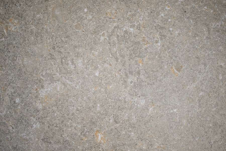 Широкоформатный керамогранит Inalco Meteora Gris Bush-Hammered 6mm, цвет серый, поверхность матовая, прямоугольник, 1500x3200