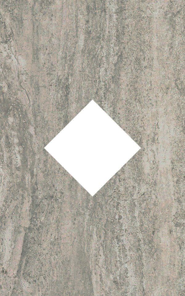 Декоративные элементы Terracotta Декор Stone Florence, цвет серый, поверхность матовая, прямоугольник, 250x400