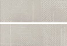 Декоративные элементы Panaria Glance Decoro Edge Mix Pearl PB2GCE0, цвет серый, поверхность матовая, прямоугольник, 200x600