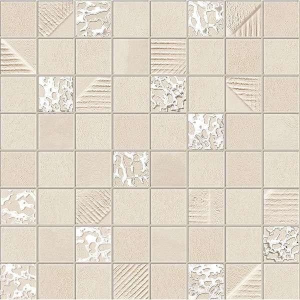 Мозаика Ibero Mos. Cromat-One Taupe 78798311, цвет бежевый, поверхность полированная, квадрат, 300x300