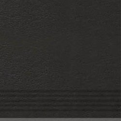 Ступени FMG Roads Black Intensity Naturale Gradino PS33203, цвет чёрный тёмный, поверхность матовая, квадрат, 300x300