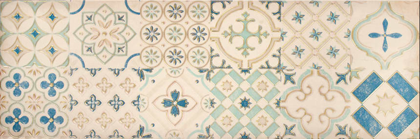 Декоративные элементы Lasselsberger Парижанка 1664-0178, цвет разноцветный, поверхность глянцевая, прямоугольник, 200x600