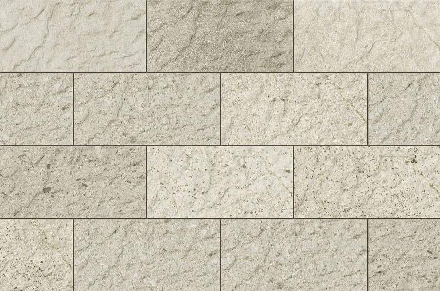 Керамическая плитка Cerrad Saltstone Bianco, цвет серый, поверхность матовая, прямоугольник, 148x300