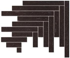Вставки Natura Di Terra Sasso Marrone 1 Ecke, цвет коричневый, поверхность матовая, квадрат, 163x163