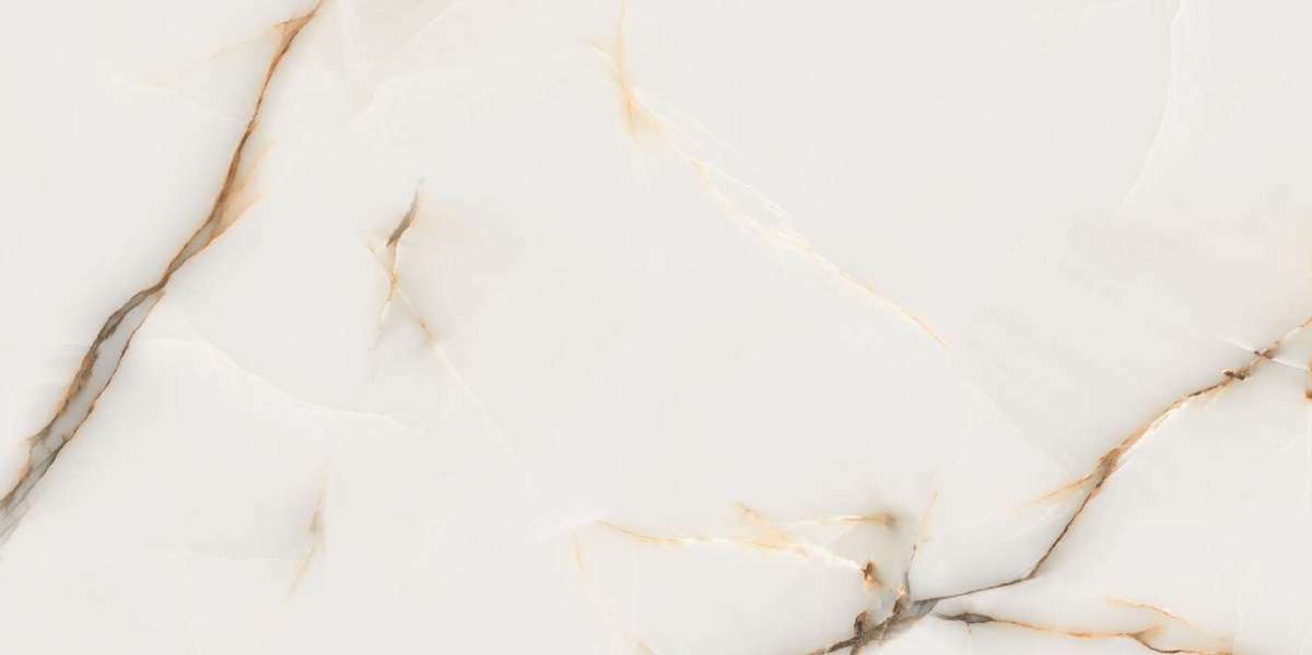 Керамогранит One Touch Aster Bianco Polished, цвет белый, поверхность полированная, прямоугольник, 600x1200