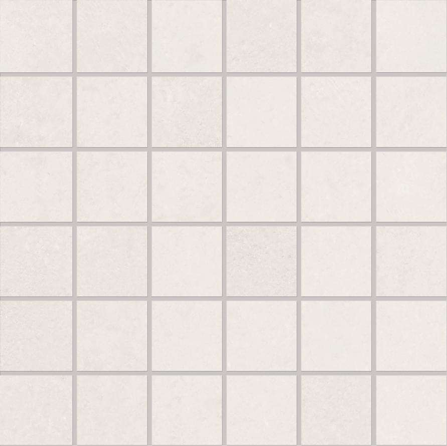 Мозаика Ergon Pigmento Mosaico Perla Silktech ELXZ, цвет белый, поверхность матовая, квадрат, 300x300