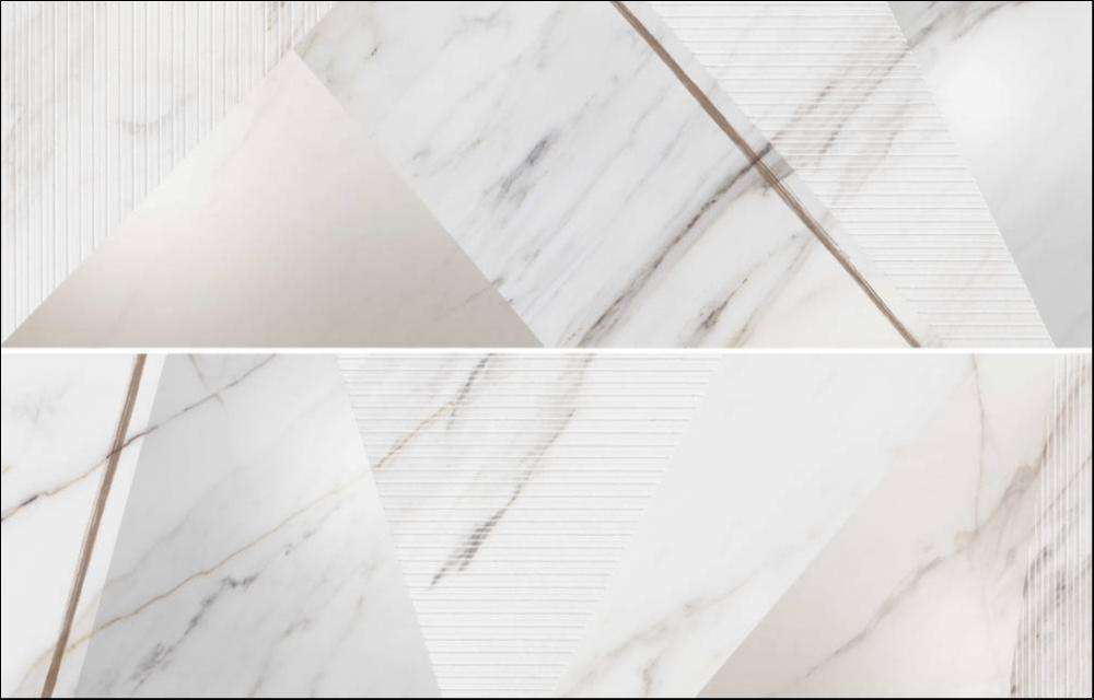 Декоративные элементы Grespania Marmorea Corinto Nauplia 100 Corinto 2 Piezas, цвет бежевый, поверхность глянцевая, прямоугольник, 315x1000