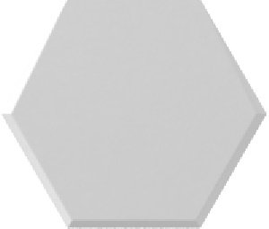 Керамическая плитка Wow Wow Collection Mini Hexa Contract Ice White Matt 108943, цвет белый, поверхность матовая, шестиугольник, 150x173