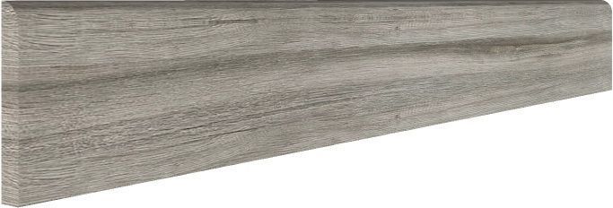 Бордюры Rex Selection Oak Gray Battiscopa 745460, цвет серый, поверхность матовая, квадрат, 46x600
