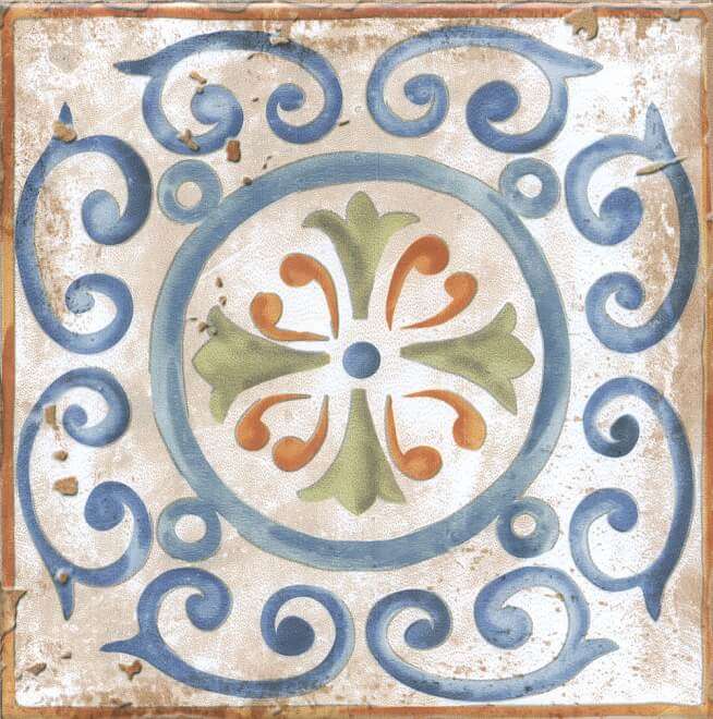 Декоративные элементы Kerama Marazzi Виченца Майолика HGD\A152\17000, цвет разноцветный, поверхность матовая, квадрат, 150x150