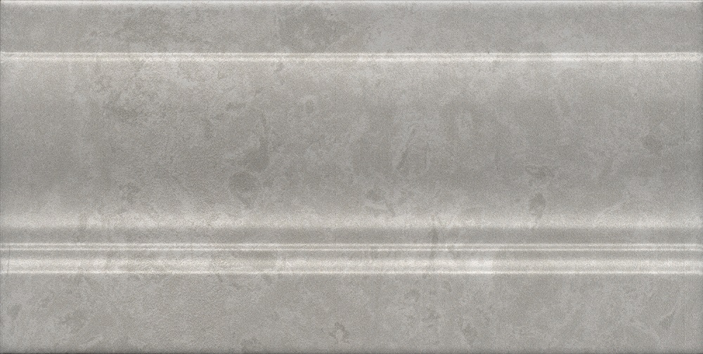 Бордюры Kerama Marazzi Ферони плинтус серый матовый FMD039, цвет серый, поверхность матовая, прямоугольник, 100x200