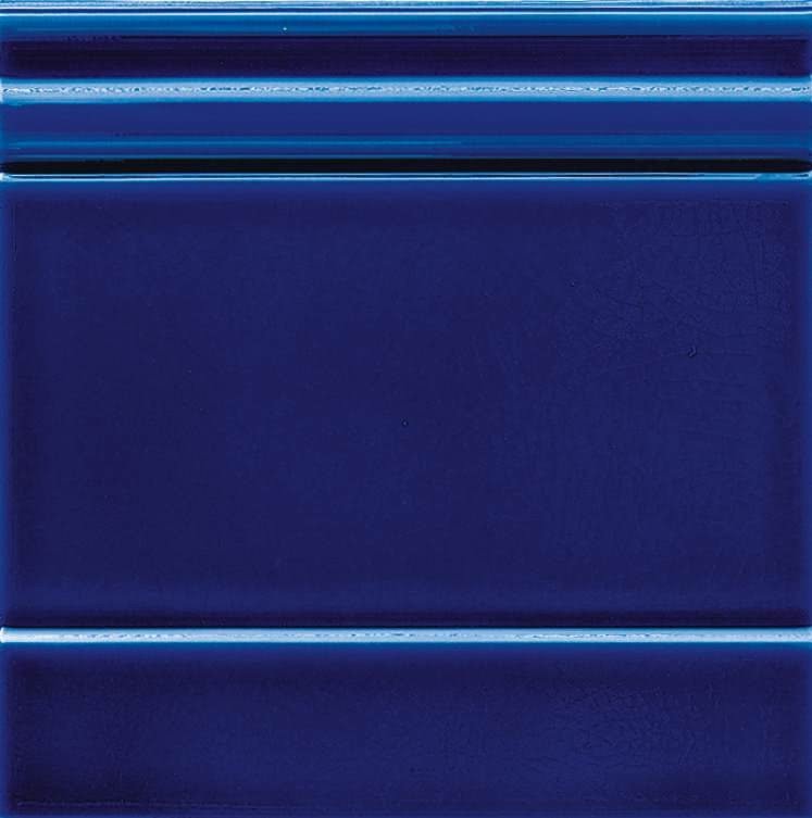 Бордюры Grazia Epoque Zoccolo Epoque D.Cobalt Craquele ZOE9, цвет синий, поверхность глянцевая, квадрат, 200x200