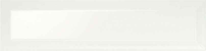 Керамическая плитка Baldocer Kentucky White Gloss, цвет белый, поверхность глянцевая, прямоугольник кабанчик, 75x300