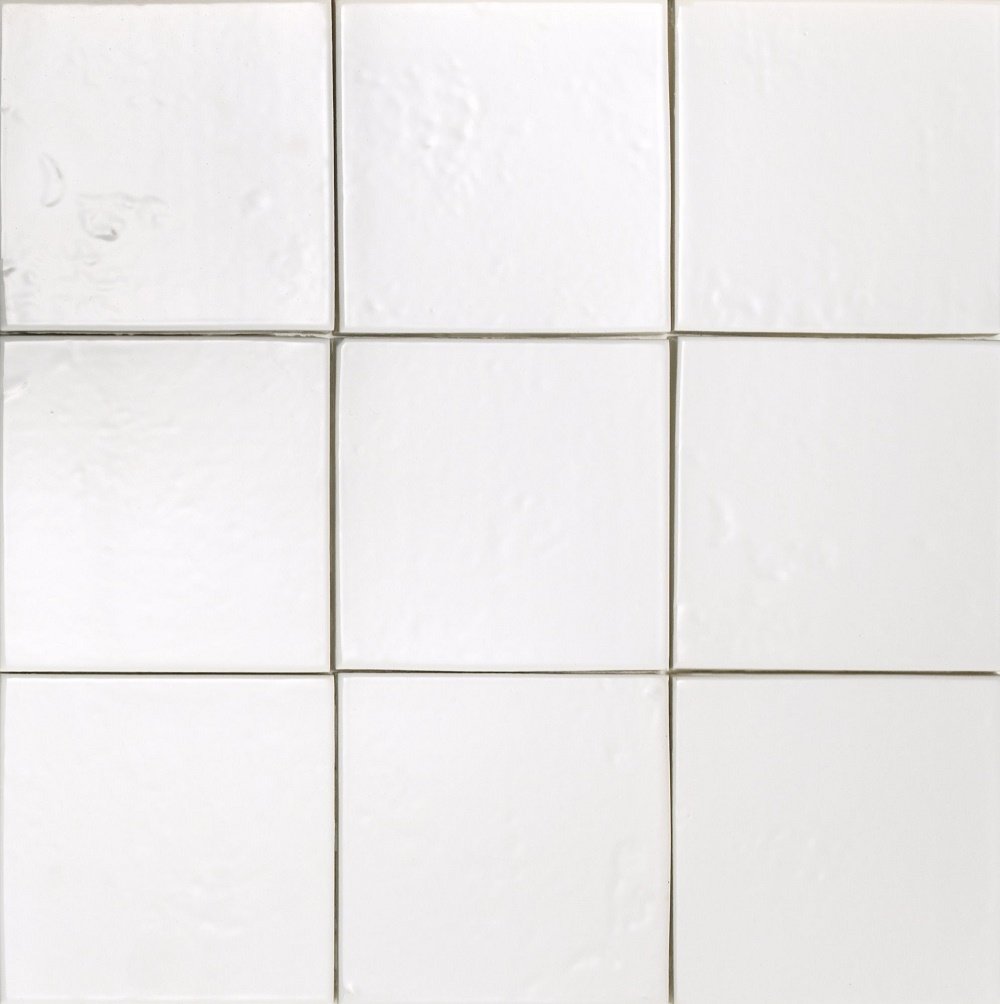 Керамическая плитка Sartoria Artigiana Bianco SAARQU01G, цвет белый, поверхность глянцевая, квадрат, 110x110