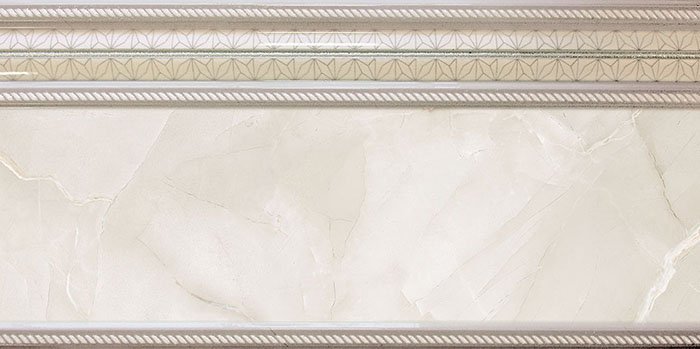 Бордюры Azteca Zocalo Passion Ice, цвет серый, поверхность лаппатированная, прямоугольник, 150x300