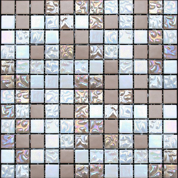 Мозаика Mosavit Trendy Beige, цвет коричневый, поверхность глянцевая, квадрат, 316x316