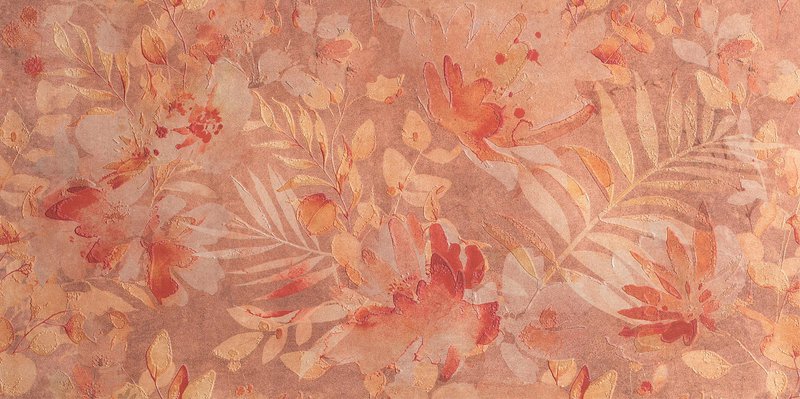 Декоративные элементы Fap Murals Flower Corten fRF0, цвет оранжевый, поверхность матовая, прямоугольник, 800x1600