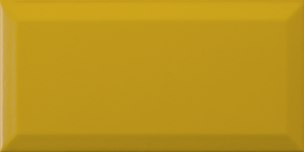 Керамическая плитка Veneto M-10 Naranja, цвет жёлтый, поверхность глянцевая, кабанчик, 100x200