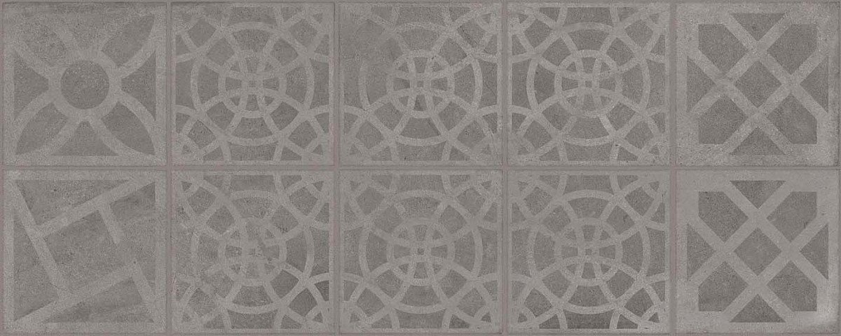 Керамическая плитка Vives Kent Corwen Grafito, цвет серый, поверхность матовая, прямоугольник, 200x500