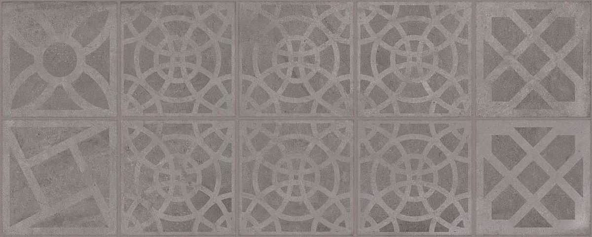 Керамическая плитка Vives Kent Corwen Grafito, цвет серый, поверхность матовая, прямоугольник, 200x500