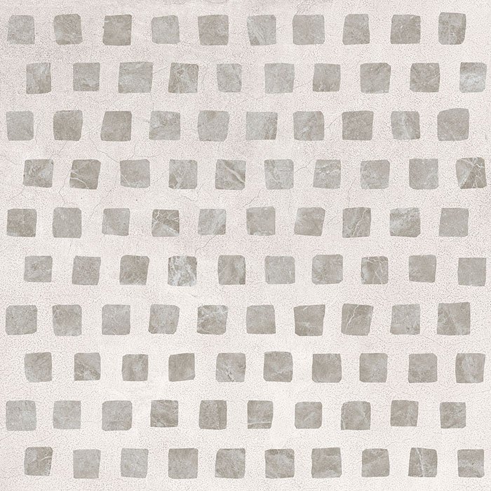 Керамогранит Sant Agostino Set Gem White 6060 CSASGWHI60, цвет белый, поверхность матовая, квадрат, 600x600