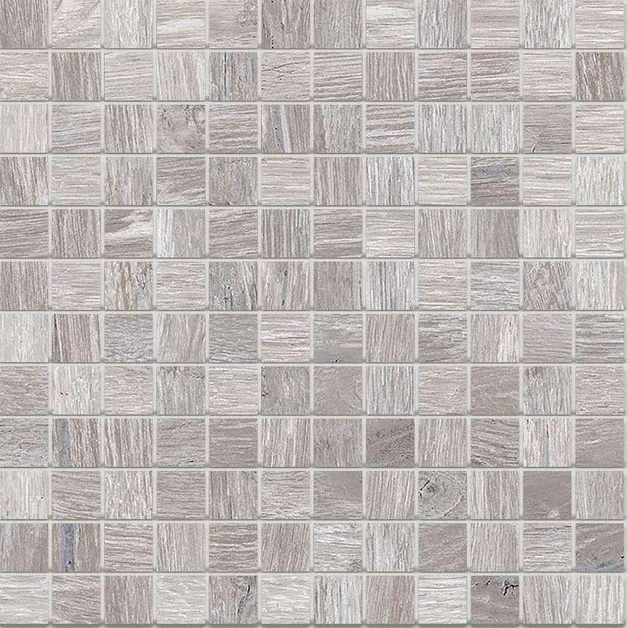 Мозаика Monocibec Woodtime Carpino Mos (2,5X2,5) 89530, цвет серый, поверхность матовая, квадрат, 300x300