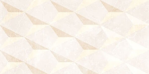 Декоративные элементы Love Tiles Marble Bliss Cream Shine Ret, цвет бежевый, поверхность глянцевая, прямоугольник, 350x700