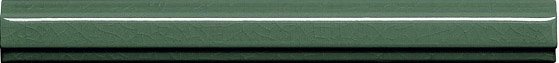 Бордюры Adex ADMO5268 Listelo Clasico C/C Verde Oscuro, цвет зелёный, поверхность глянцевая, прямоугольник, 17x150