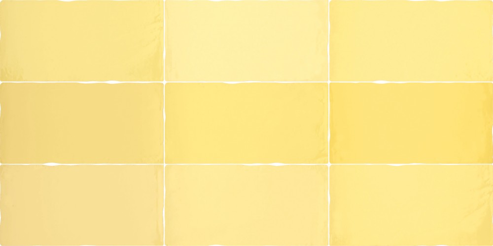Керамическая плитка Dune Barro Mustard 187804, цвет жёлтый, поверхность глянцевая, прямоугольник, 125x250