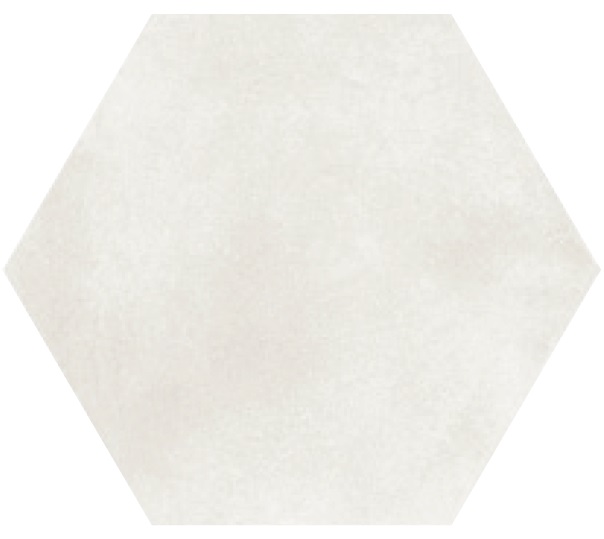 Керамогранит Elios Hexagon White 00ZE000, цвет белый, поверхность матовая, шестиугольник, 254x292