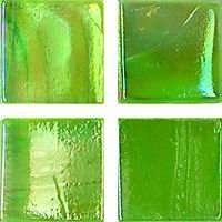 Мозаика JNJ Mosaic Ice Jade IB75, цвет зелёный, поверхность глянцевая, квадрат, 150x150