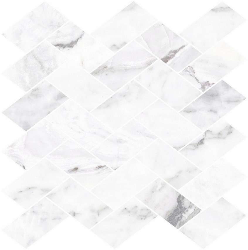 Мозаика Vallelunga Nova Chevron T20 Lusso 60011661, цвет серый, поверхность полированная, шеврон, 330x330