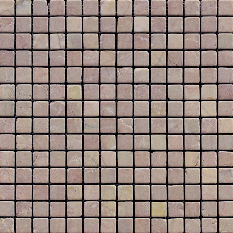 Мозаика Natural Mosaic Adriatica (2X2) M061-20T (M063P-20T), цвет фиолетовый, поверхность матовая, квадрат, 305x305