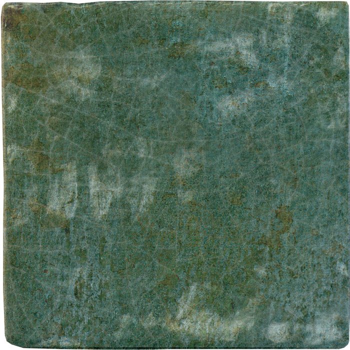 Керамическая плитка Harmony Dyroy Green 29005, цвет зелёный, поверхность глянцевая, квадрат, 100x100