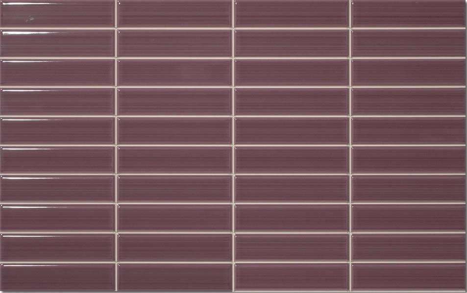 Мозаика Colorker Deco Geo Mora, цвет фиолетовый, поверхность структурированная, прямоугольник, 250x400