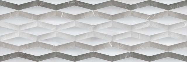 Декоративные элементы Undefasa Essenza Decorado Trellis, цвет белый серый, поверхность матовая, прямоугольник, 250x750