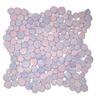 Мозаика Ker-av Tronchetto Lavanda Onda KER-TN108, цвет фиолетовый, поверхность глянцевая, квадрат, 300x300