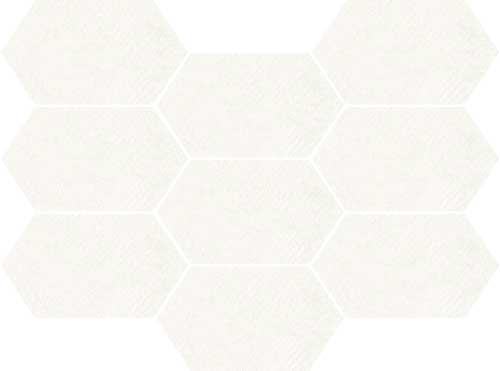 Мозаика Vallelunga Segni Gesso Esag Mos 6000543, цвет слоновая кость, поверхность матовая, прямоугольник, 260x350