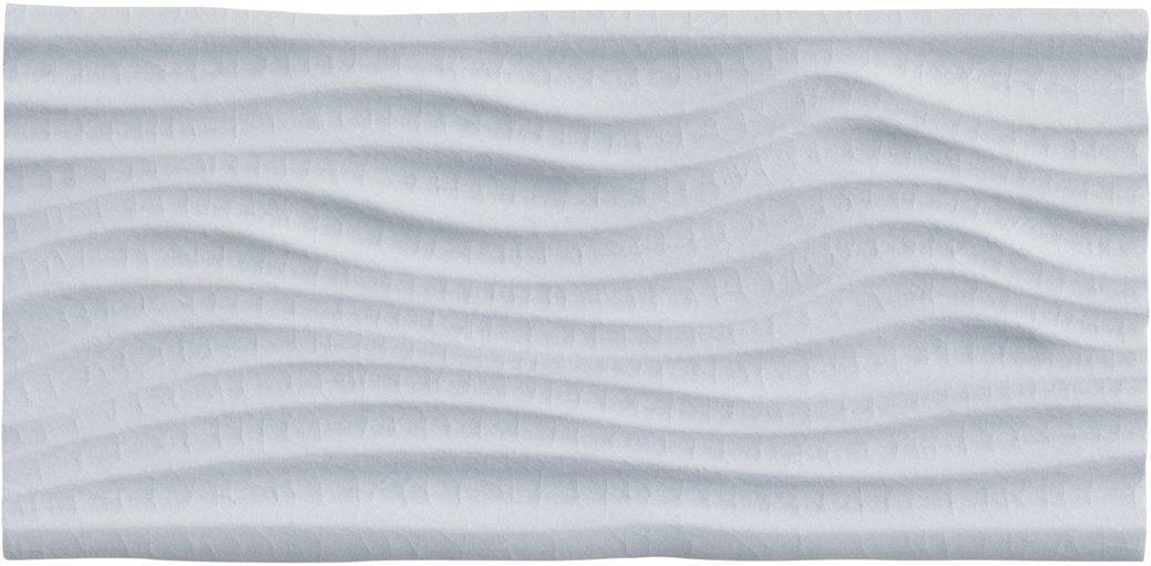 Керамическая плитка Adex Earth Liso Waves Morning Sky ADEH1017, цвет голубой, поверхность структурированная, кабанчик, 75x150