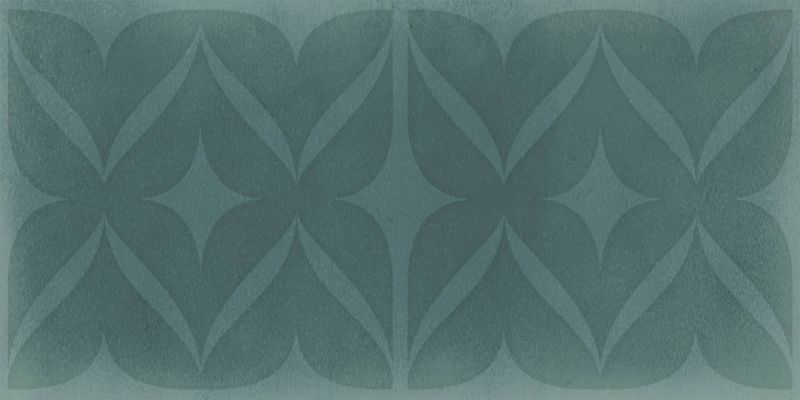 Декоративные элементы Cifre Sonora Decor Emerald Brillo, цвет зелёный, поверхность глянцевая, кабанчик, 75x150
