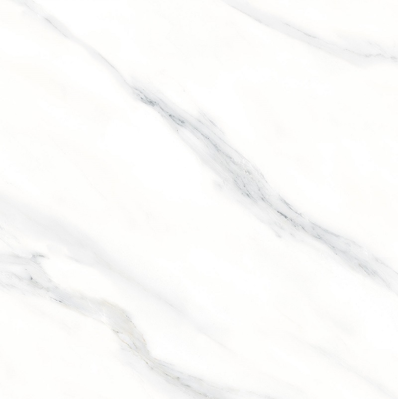 Керамогранит Eurotile Madison 262 MDO1WT, цвет белый серый, поверхность полированная, квадрат, 600x600